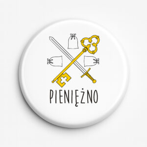 Przypinka pamiątkowa Herb Pienięzno