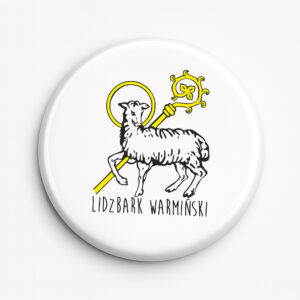 Przypinka pamiątkowa Lidzbark Warmiński - Miasto Historii