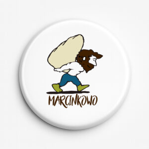 Przypinka pamiątkowa Marcinkowo - Legenda o Gigancie