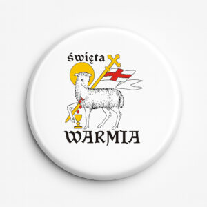 Przypinka pamiątkowa Święta Warmia - Serce Północy