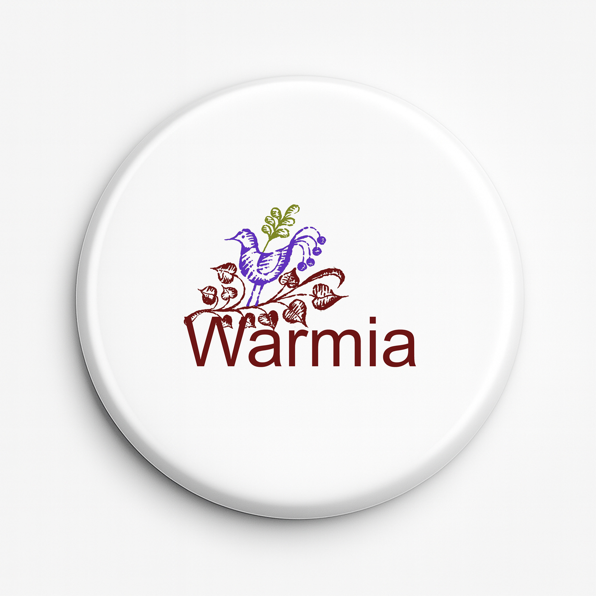 Przypinka pamiątkowa Warmia - Artystyczne Serce Mazur