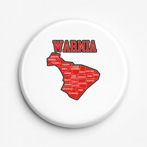 Przypinka pamiątkowa Warmia - Kraina 16 Gmin
