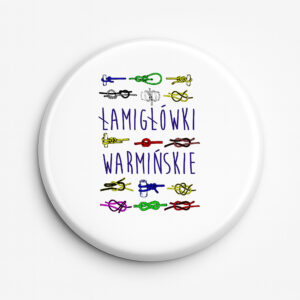 Przypinka pamiątkowa Warmińskie Łamigłówki
