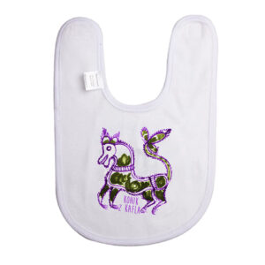 Śliniak dziecięcy Konik z Kafla - Ludowa Warmia