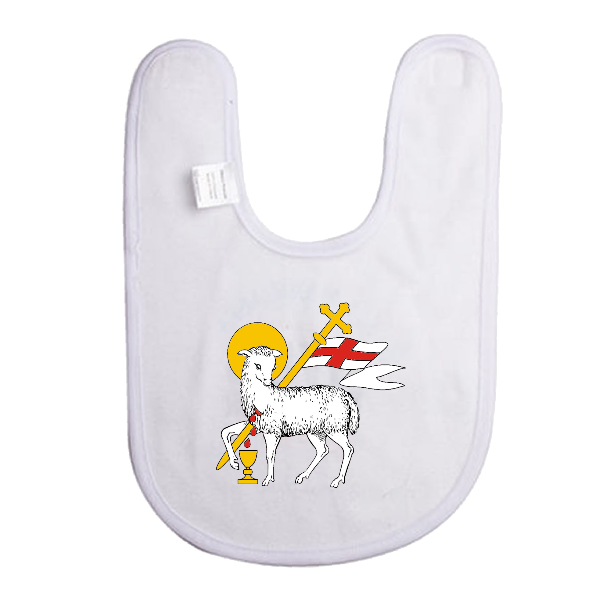 Śliniak dziecięcy Święta Warmia - Baranek Pokoju