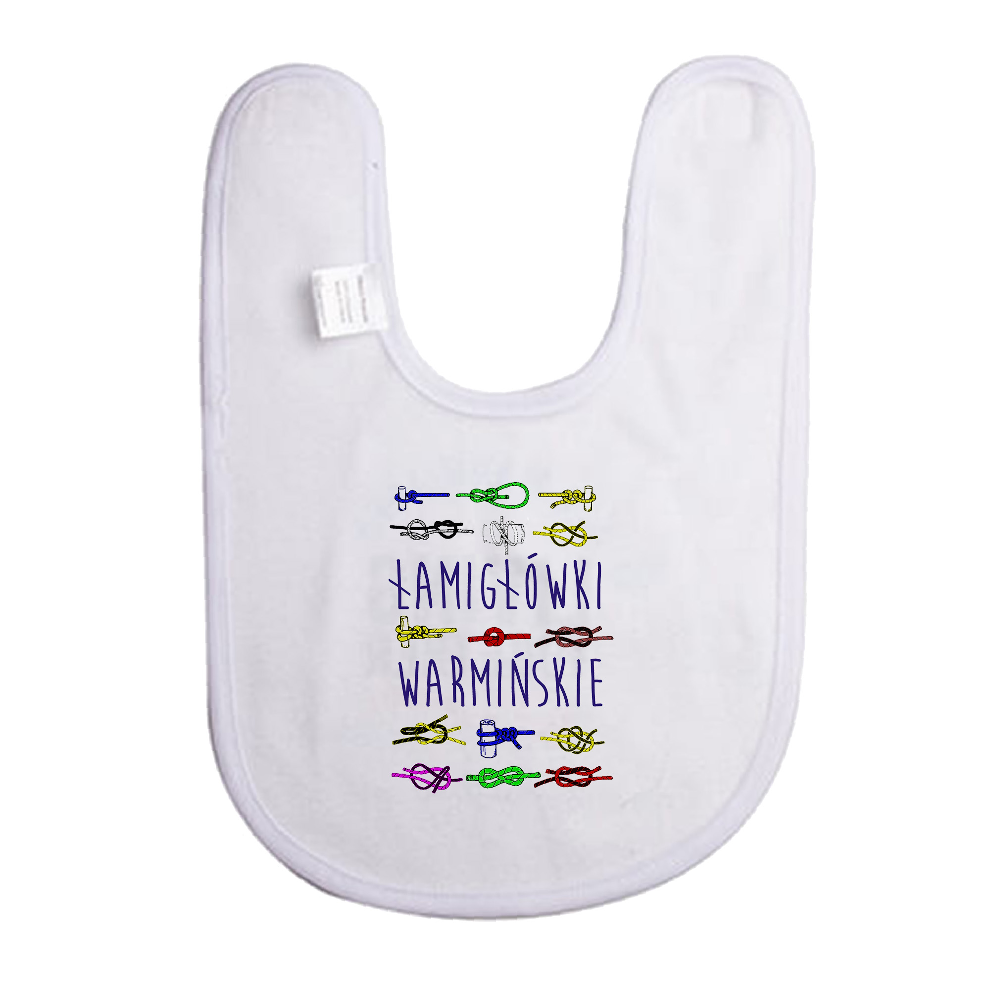 Śliniak dziecięcy Warmińskie Łamigłówki