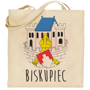 Torba bawełniana Biskupiec - Serce Warmii