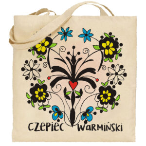 Torba bawełniana Czepiec Warmiński - Serce Tradycji