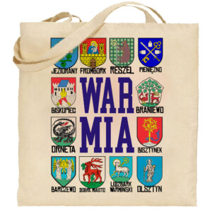 Torba bawełniana Herby Miast Warmii